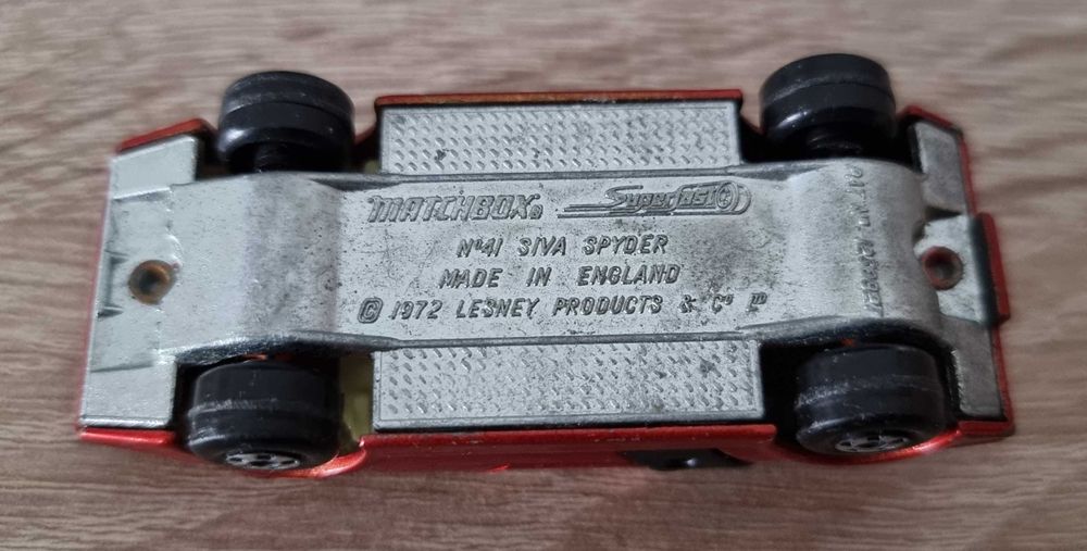 Se vinde machetă matchbox Siva spyder