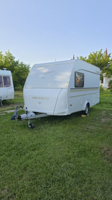 Rulota Weinsberg 400LK 2015 Inmatriculata, 4locuri, Aer Conditionat, Sup Biciclete, 1100kg, Dus