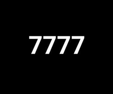 7777 raqamlar / oltin raqamlar
