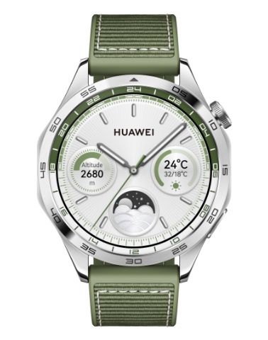 Смарт часовник Huawei Watch GT 4, 46 мм, Зелен