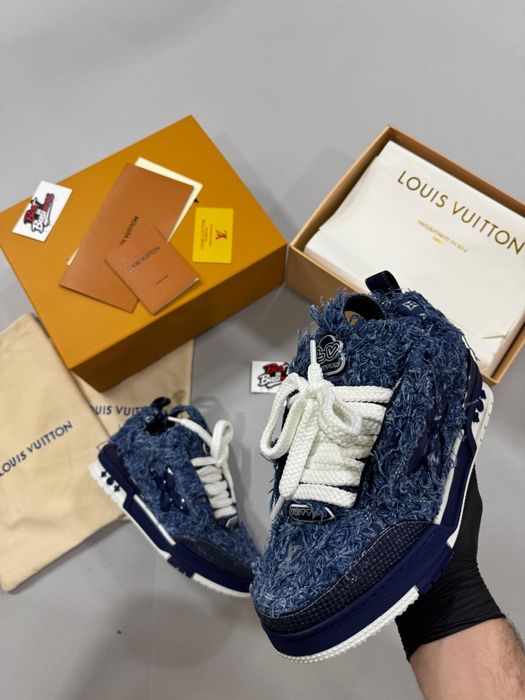 Louis Vuitton Trainer Skate Denim Calitate Superioară