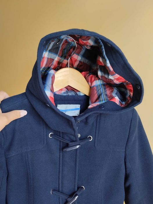 Дамско палто S тъмно синьо