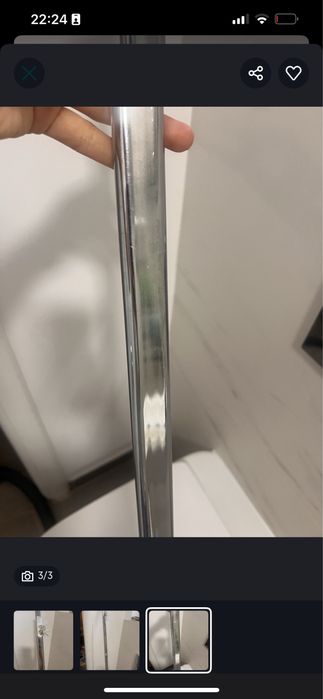 Bara umerase inox-112 cm