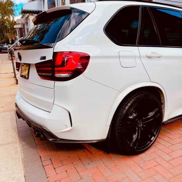 Mid спойлер за BMW X5 F15 (2013–2018) – черен гланц, бмв ф15 х5 лип