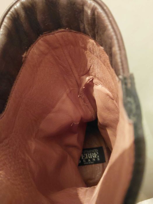 GF FERRE Original Size 43 100% Кожа Мъжки бтуши