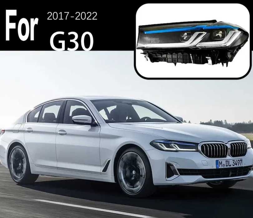 LED Фарове за BMW G30 G31 5 Серия (2017–2022) – Ляв + Десен LCI дизайн