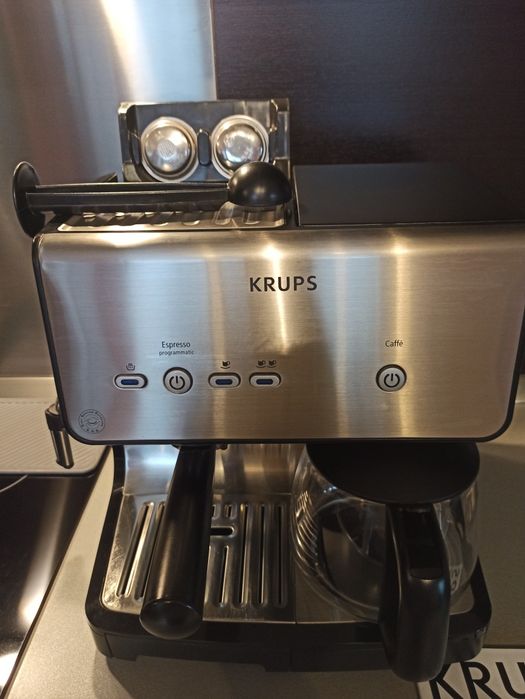 KRUPS еспресо+шварц комбинирана кафе машина