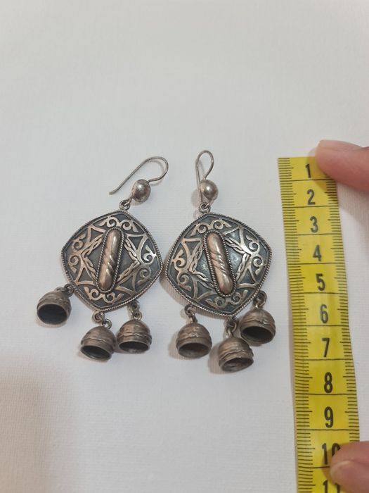 Серьги мельхиоровые