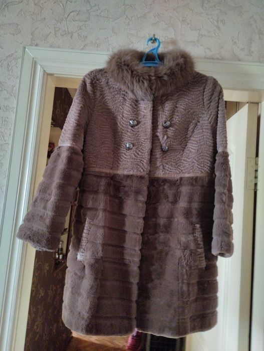 Шуба , полушубок, натуральный мех