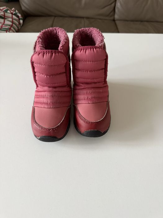 Puma, Непромокаеми боти Nieve с велкро, Червен, размер 24