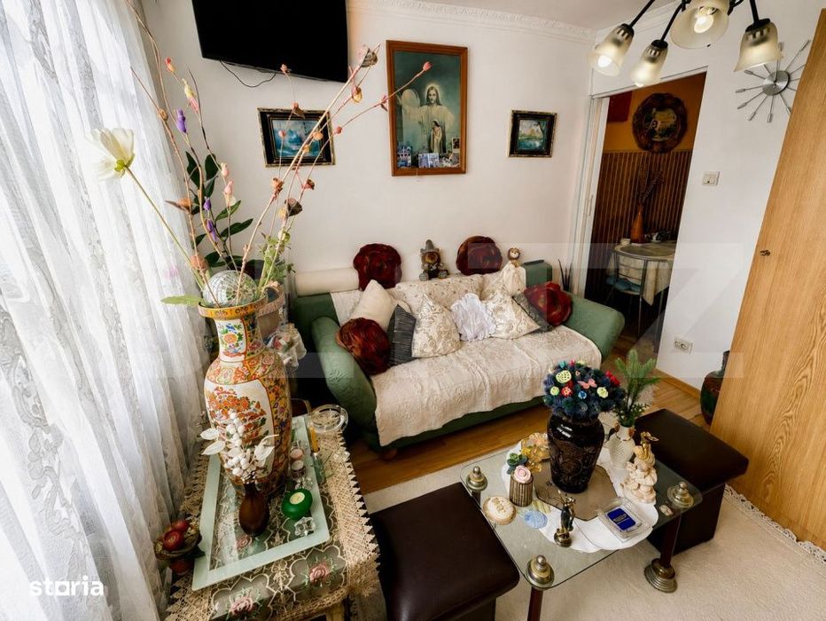 Apartament 2 camere, complet mobilat | Micro 15 | Etaj 6 | Lift + Parc