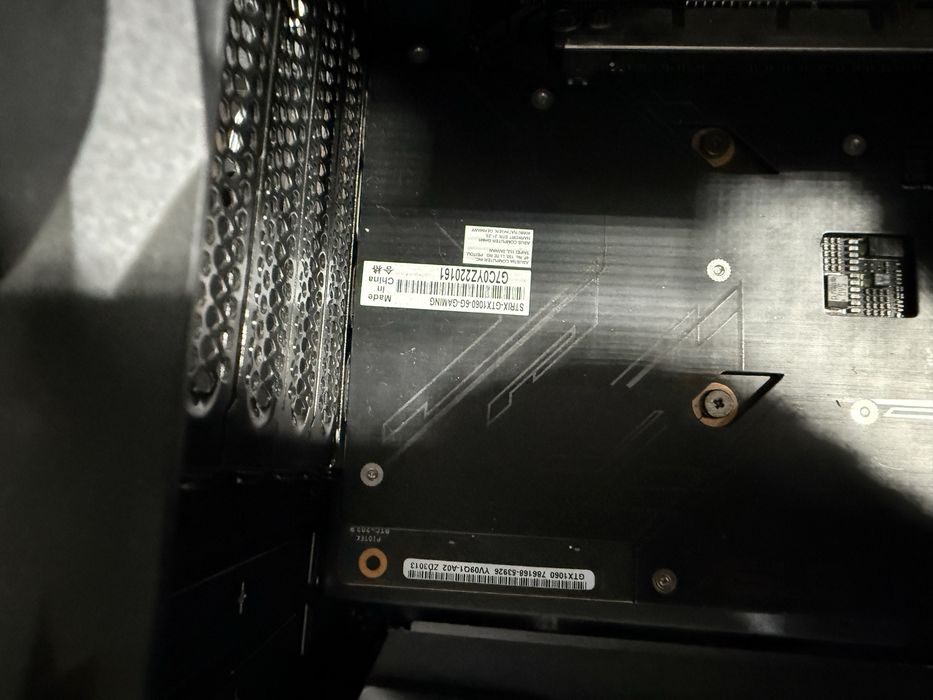 Desktop PC intel i5 9400F 250ssd, 16gb Ram Strix 1060 6gb