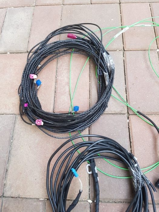 Fire cablu cabluri mufa mufe camere camera video BMW fibra optica USB