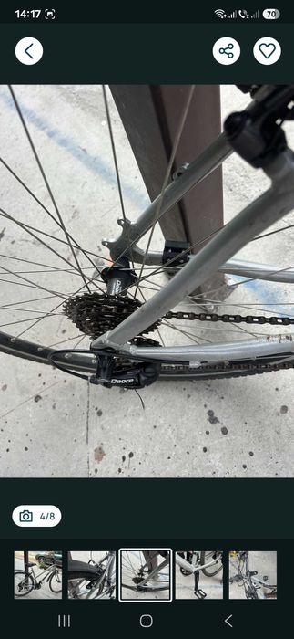 Bicicleta extraușoară(12 kg) aluminiu full Shimano DEORE Germania