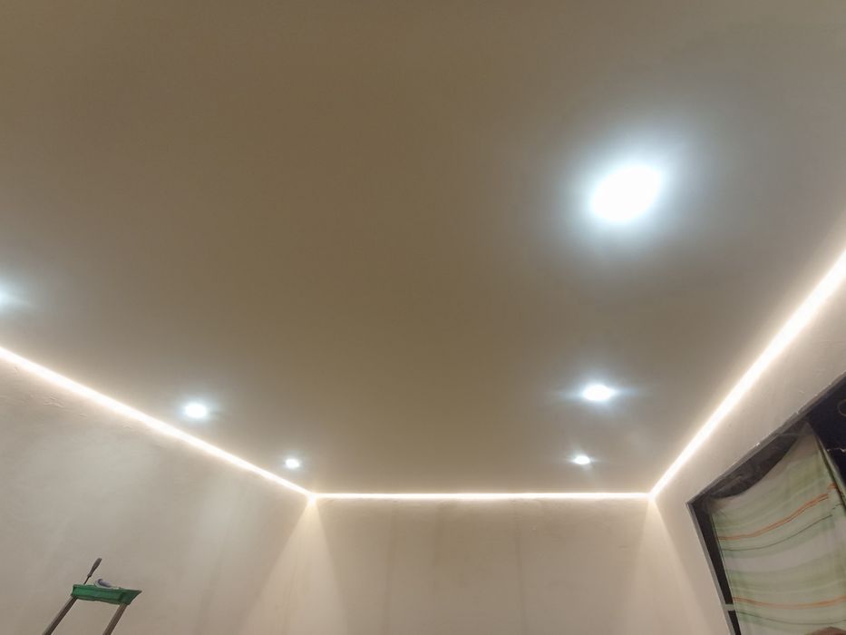 Натяжные потолки с гарантией