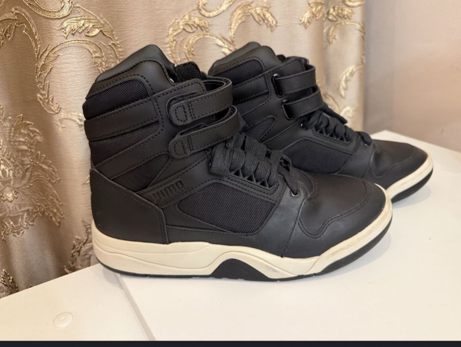 Кожанные красовки пума оригенал