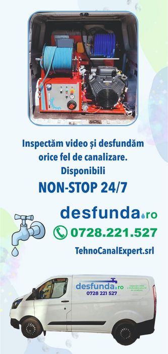 Desfundă.ro  Desfundări canalizări  NON-STOP