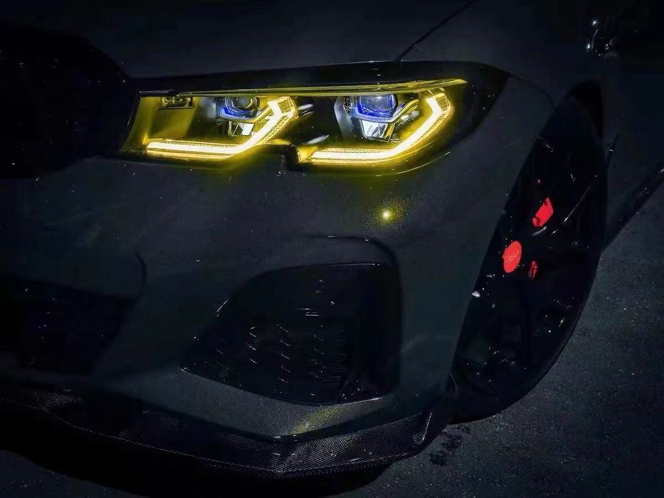 Bmw drl/angel eye galben csl style