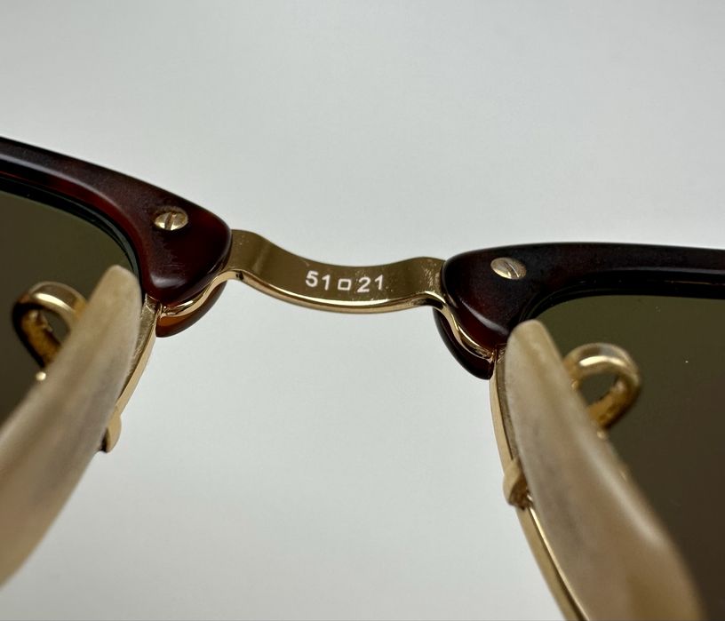 Ray Ban RB3016 Clubmaster зелени огледални/mirror лещи Made in Italy
