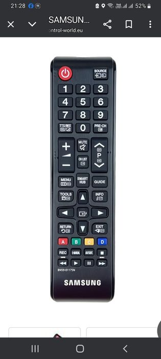 Telecomanda Tv  Originala Samsung TM1240A Smart TV, BN59-01175N,