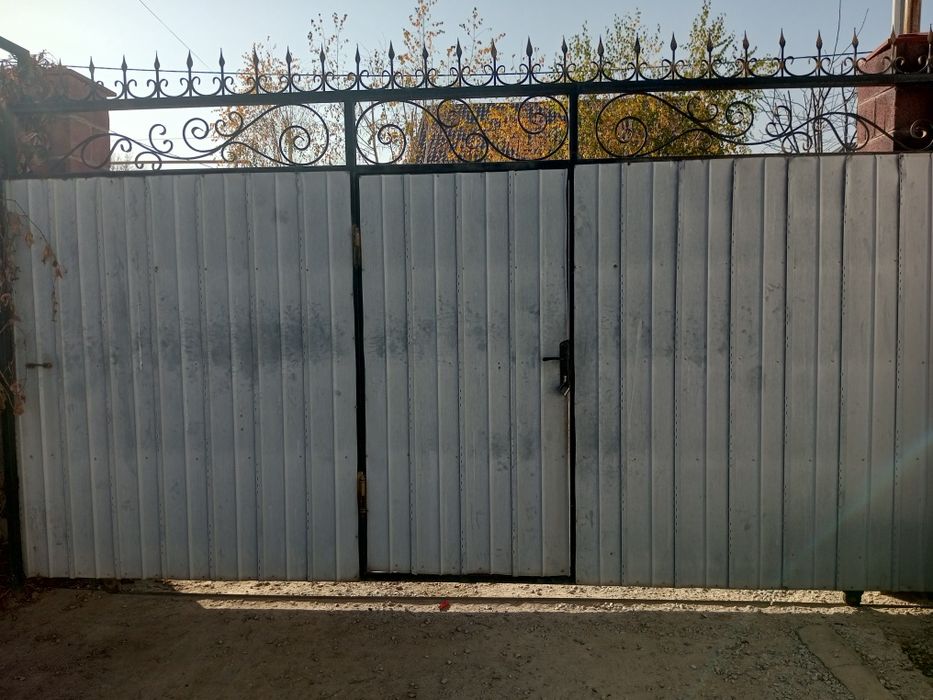 ворота на роликах,откатное.
