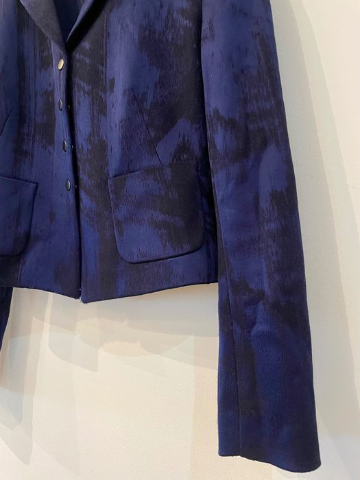 Sacou albastru dama Elie TAHARI, 51% lână, mărime IT 44