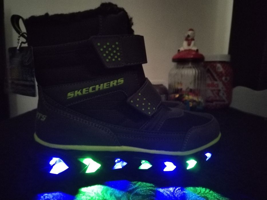 Skechers Детски Боти Hypno-Flash 2.0 с велкро и LED светлини. Номер 33