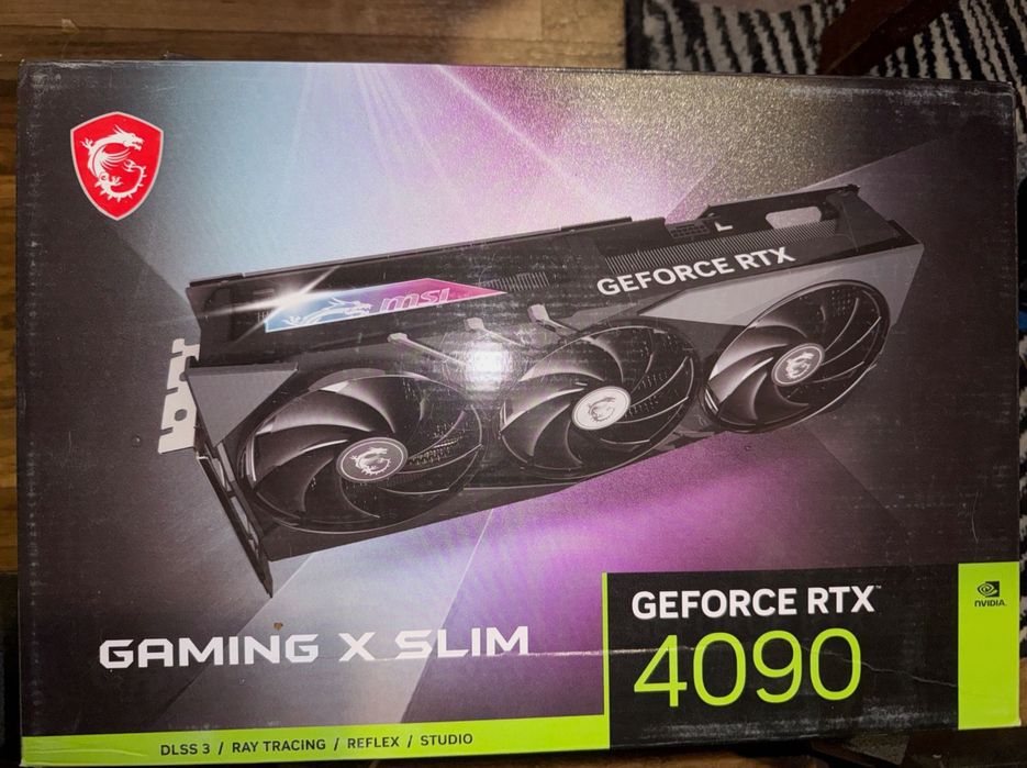 Placa Video NVIDIA MSI GeForce RTX 4090 Gaming X Slim 24G ca noua