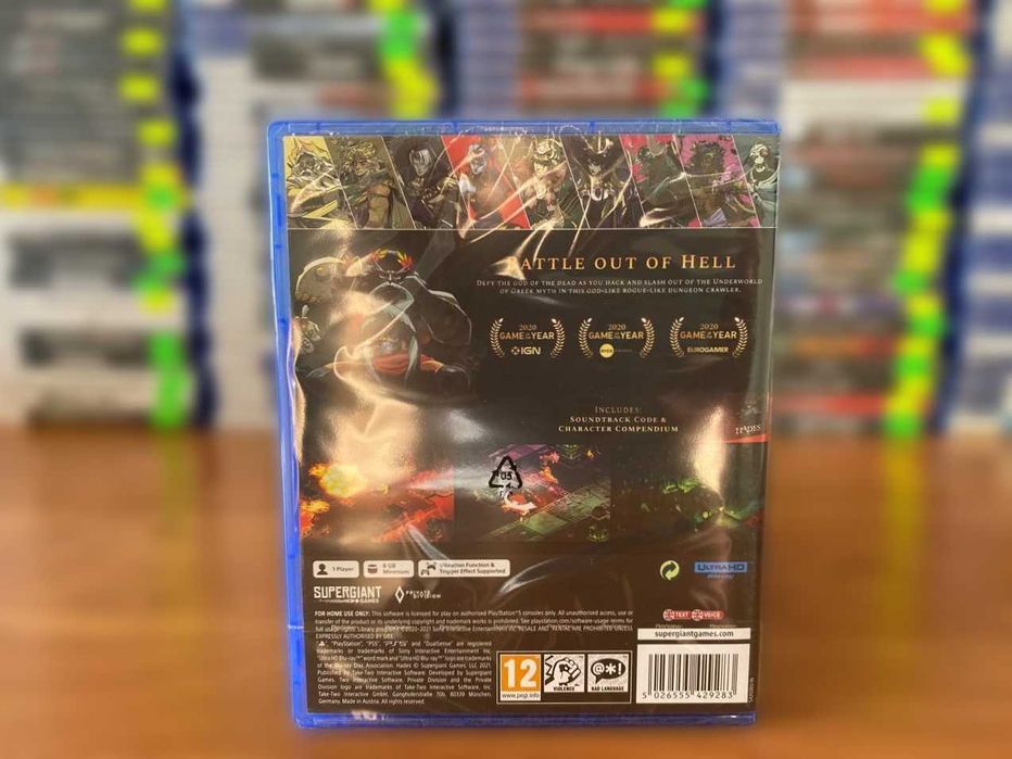 НОВЫЙ диск Hades PS5 Большой Выбор Игр