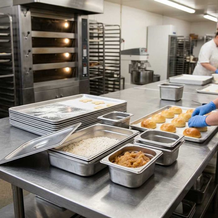 Противень промышленный из нержавеющей стали Гастроемкость List