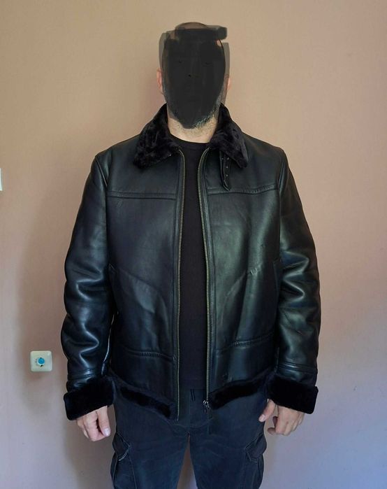 Оригинално Кожено зимно яке на "Alpha Industries® "
