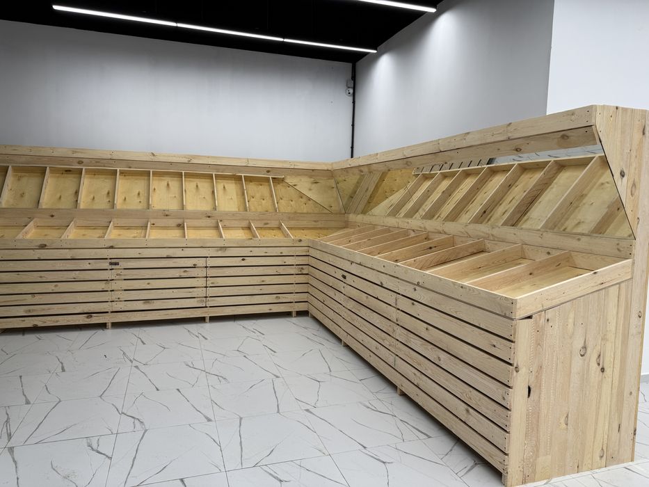 полки стеллажи для овощей и фруктов на заказ