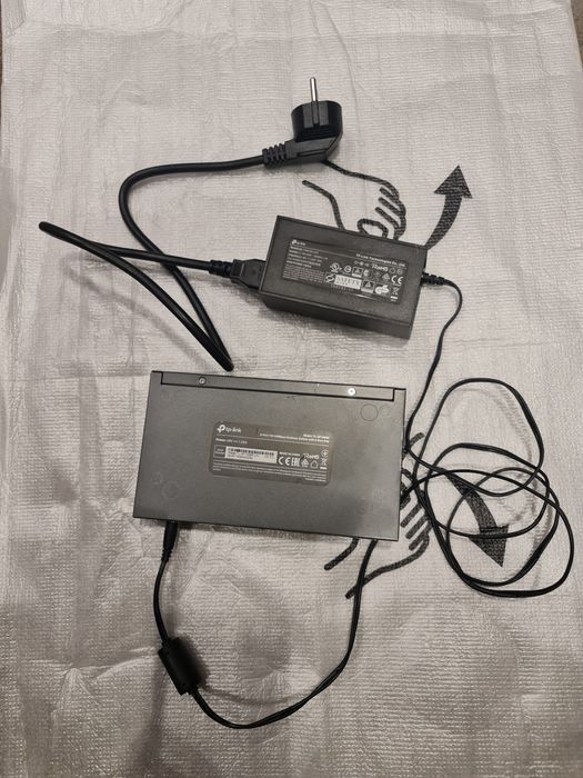 Коммутатор switch 8port. poe 4port 48в 1.25а.