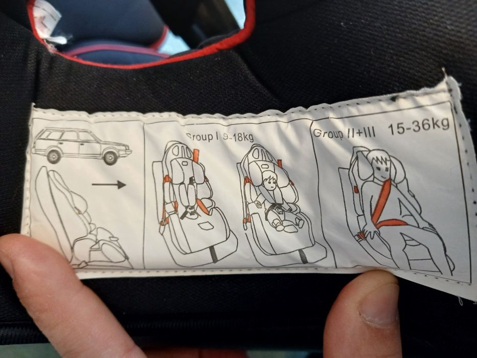 Scaun auto 2Drive (9-36 kg) – Complet, curat, stare foarte bună