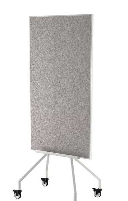 Tablă albă/panou afişaj_Flipchart cu rotile, alb, 70x180 cm Ikea