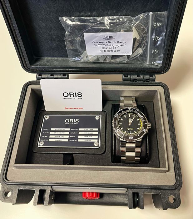 Oris Aquis Depth Gauge