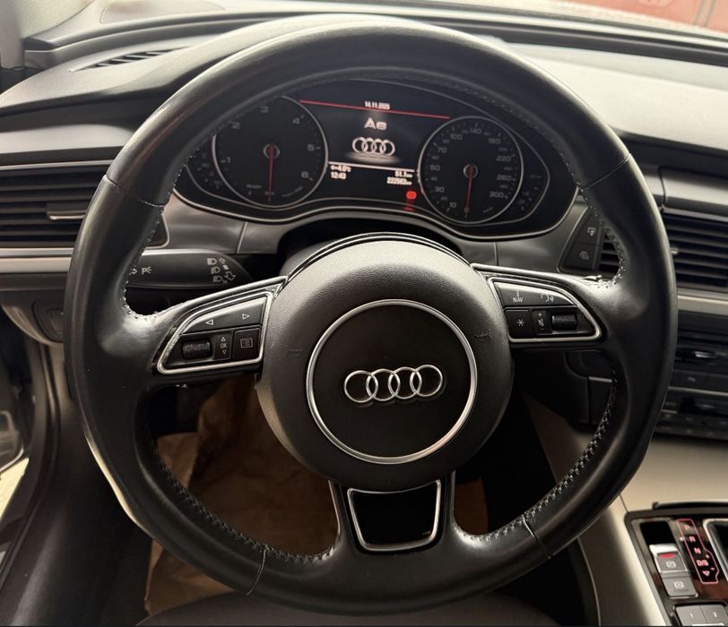 Volan piele Audi A6 C7 2018 - FĂRĂ AIRBAG
