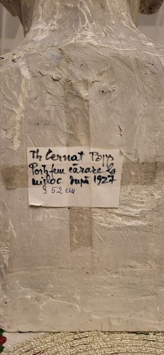 Bust din ghips – portret femeie