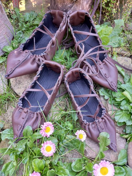 Opinci traditionale din piele