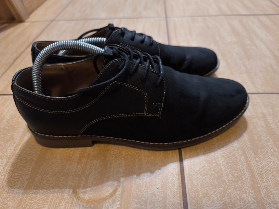 Pantofi piele intoarsa Ottimo Maro Inchis 41