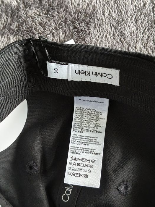 Calvin Klein șapcă unisex neagra cu logo discret mărime OS noua