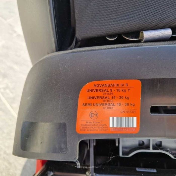 Scaun auto ISOFIX Britax Romer ADVANSAFIX IV, 9 - 36 Kg