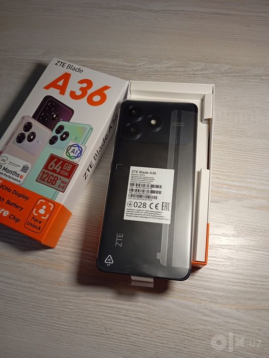 ZTE Blade A36, 64GB. Новый.