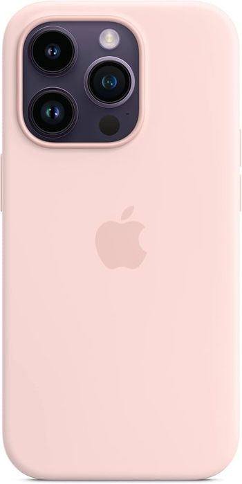 Новый чехол Apple iphone 14 pro silicone case chalk pink