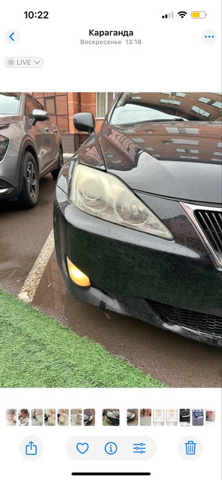 Фары lexus is250