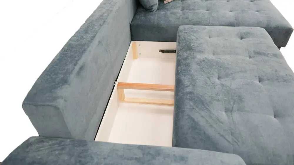 Vand Colțar extensibil PREMIUM Cairo cu arcuri pocket și design modular NOU