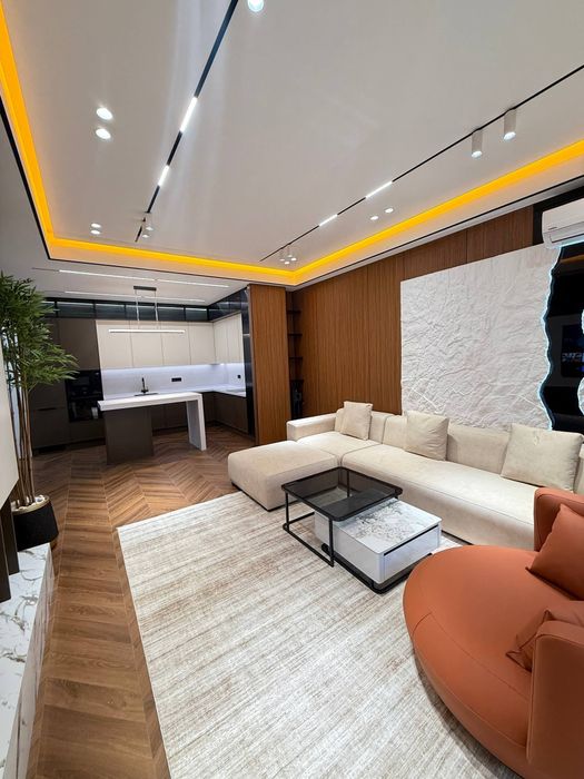 Квартира 2ком 76м² этаж 3/9 новый дизайнерский ремонт ЖК Мирабад Авеню