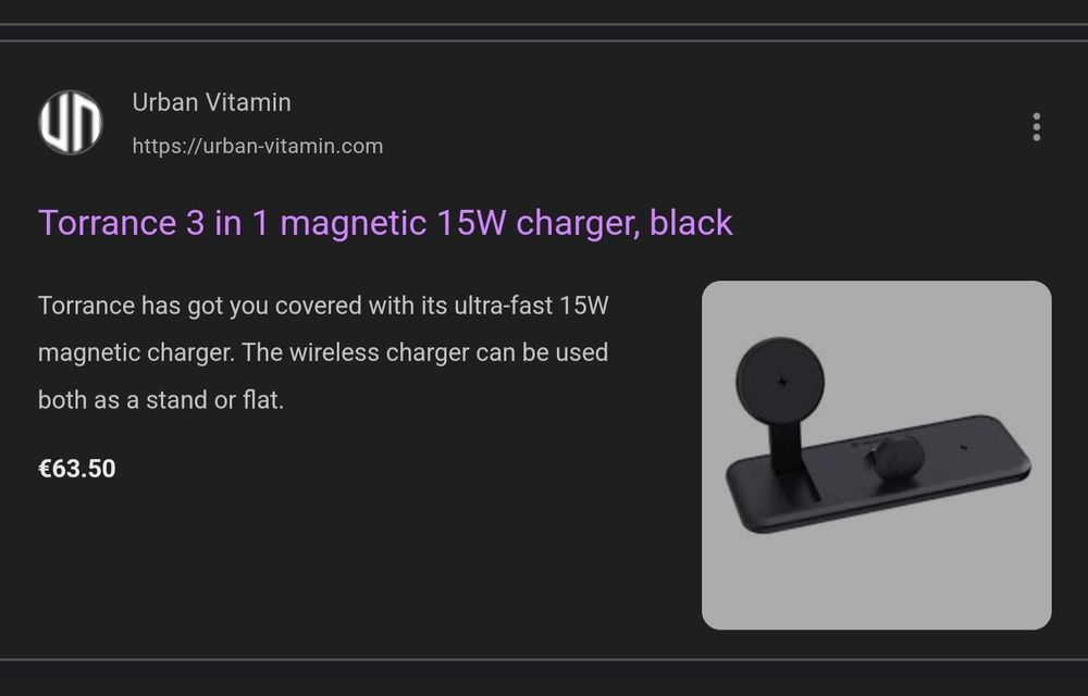 Incarcator / statie / stand incarcare wireless Urban Vitamin Torrance