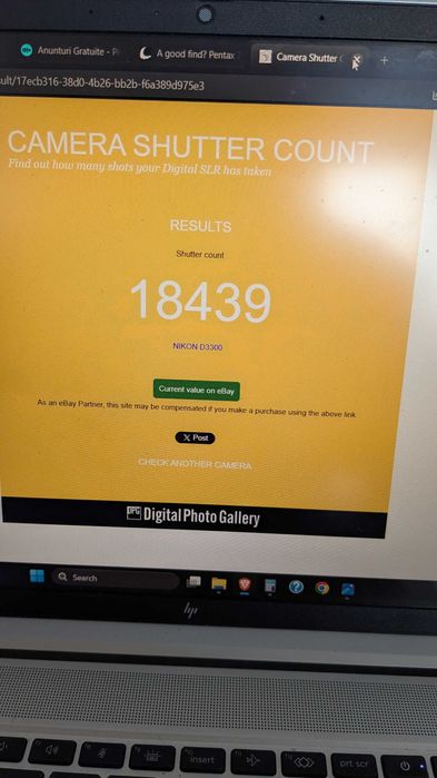 DSLR Nikon D3300 + Obiectiv Nikon DX VR AF-P 18-55 mm + set filtre