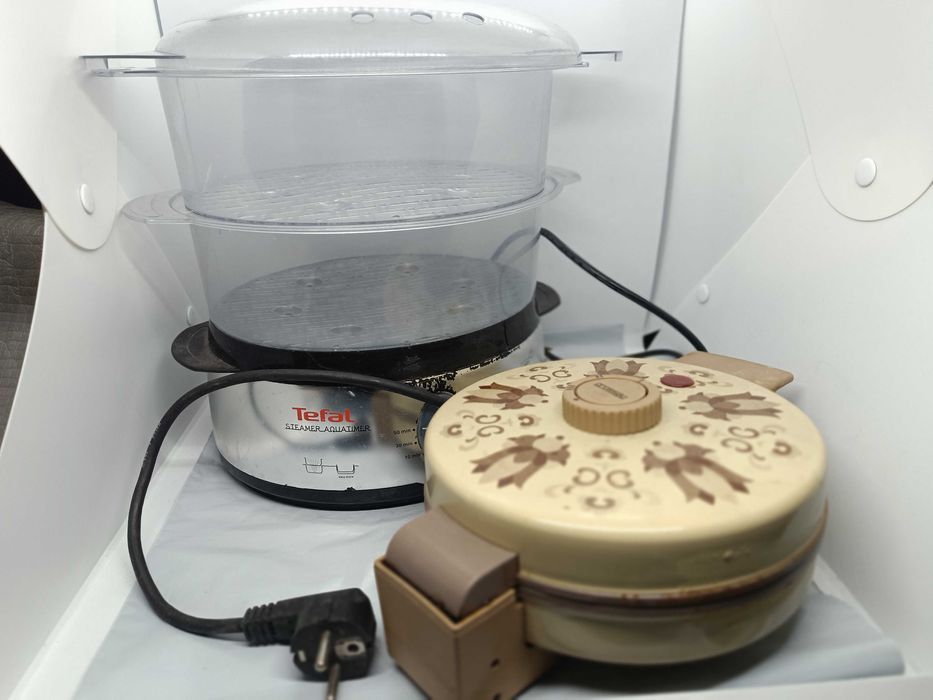 Уред за готвене на пара и гофретник немски